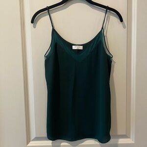 Aritzia Dark Green Camisole Top